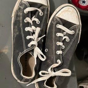Converse, US Size 4, Black